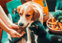 Best Nutrition for Your Dog or Cat: A Pet Parent’s Guide to Healthy Choices Pet nutrition journey with happy dog and cat