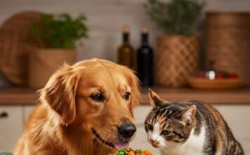 Homemade Pet Food Recipes: The Ultimate Guide to Healthy Pet Meals Friendly Dog & Cat Sharing Food