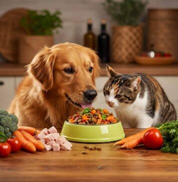 Homemade Pet Food Recipes: The Ultimate Guide to Healthy Pet Meals Friendly Dog & Cat Sharing Food