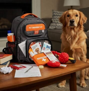 What to Pack in Your Pet’s Emergency Kit: A Complete Guide Pet Emergency Kit and Worried Dog