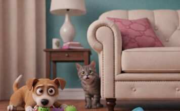 How to Calm Your Anxious Pet: Tips for Dogs and Cats Frazzled Pet Chaos: Dog, Cat, and Sock